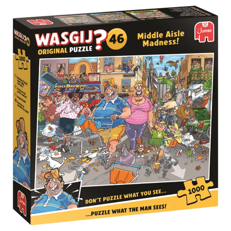 Wasgij Original 46 - Frénésie d'achat dans l'allée centrale ! (1000 pieces)