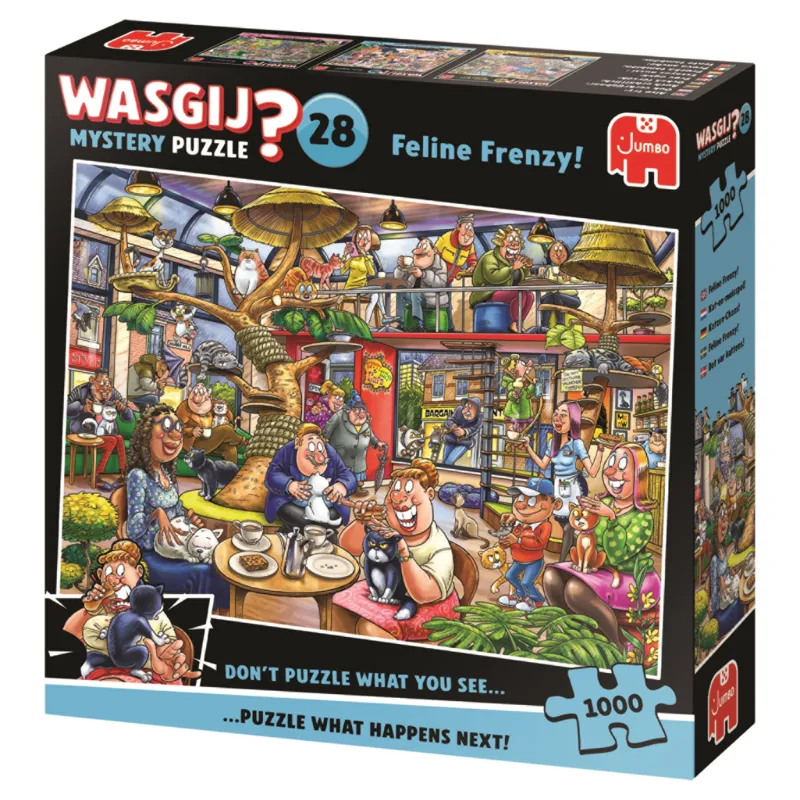 Wasgij Mystery 28 - Folie féline ! (1000 pièces)