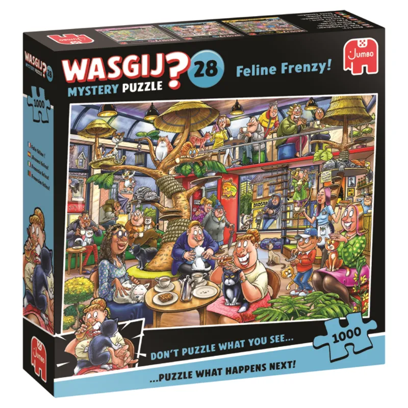 Wasgij Mystery 28 - Folie féline ! (1000 pièces)