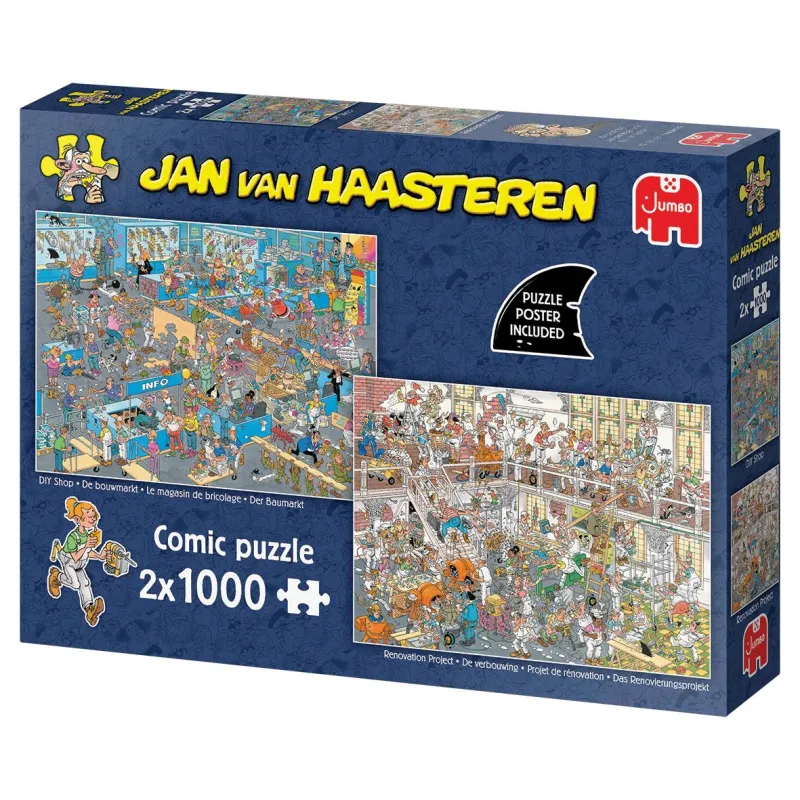 2 Puzzles - Jan Van Haasteren - Le Magasin de Bricolage
