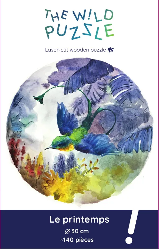 Puzzle en Bois - Le Printemps