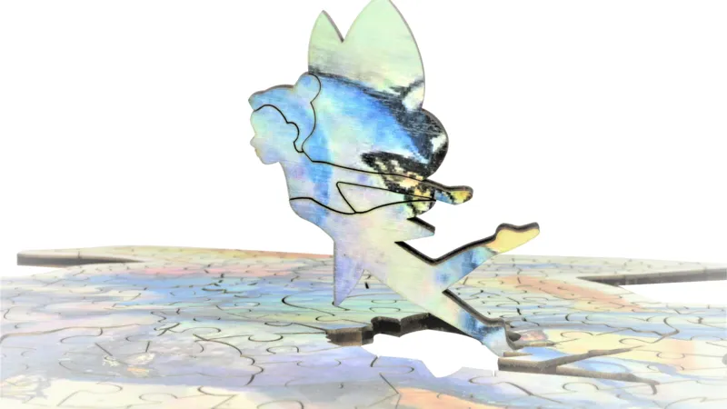 Puzzle en Bois - Les Ailes de Licorne