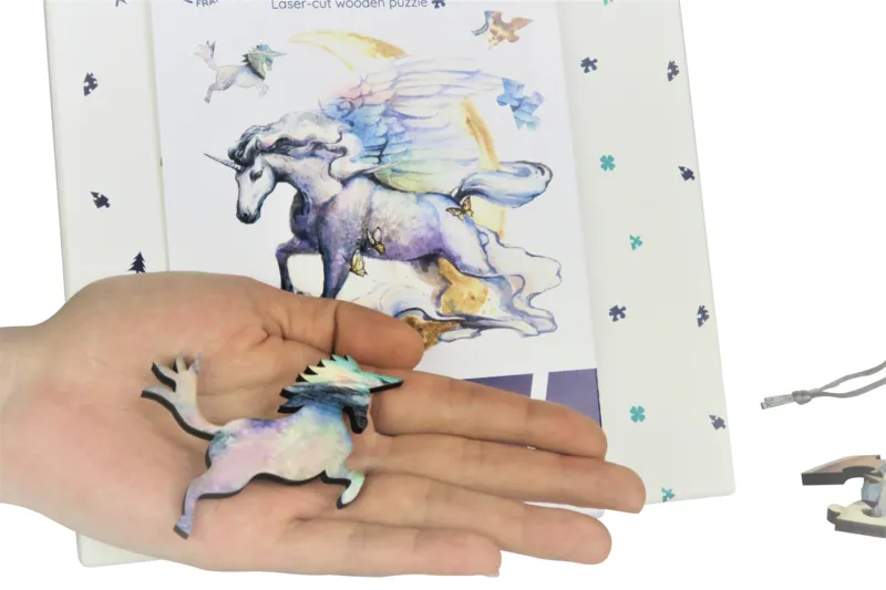 Puzzle en Bois - Les Ailes de Licorne