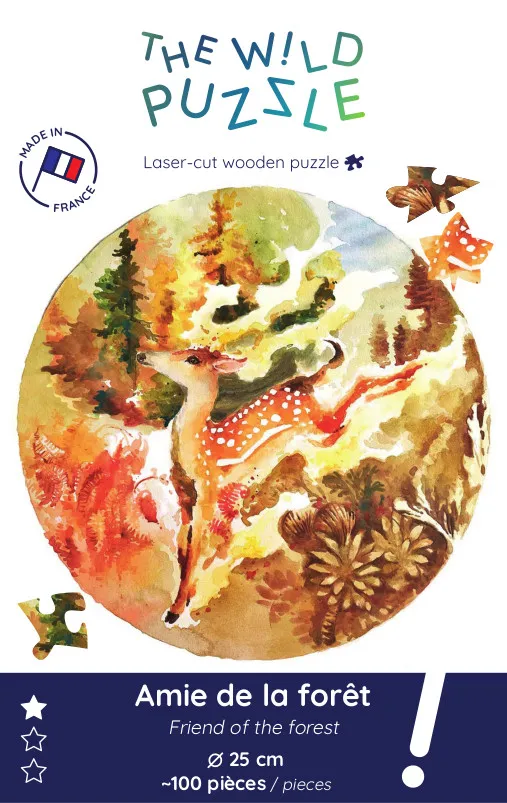 Puzzle en Bois - Amie de la Forêt