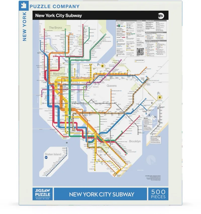 Pièces XXL - New York Subway Map