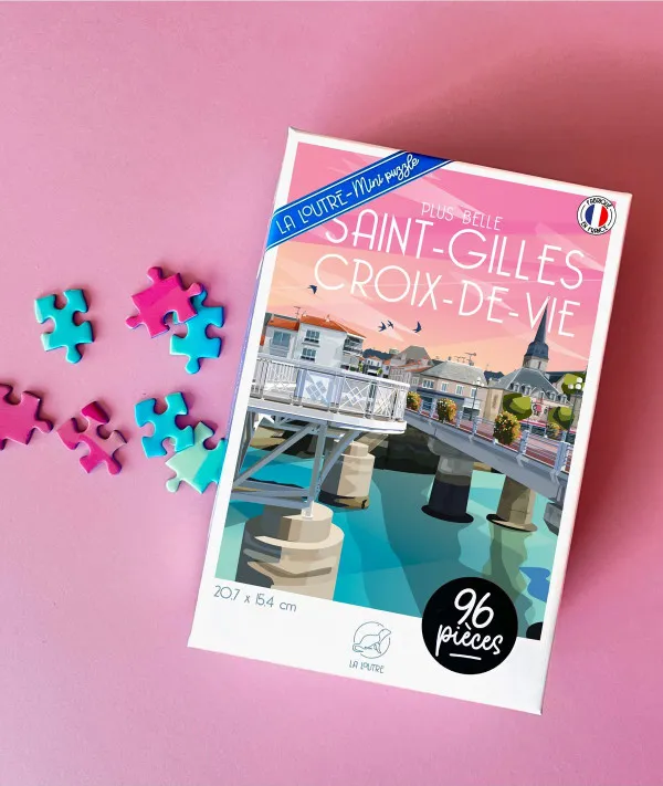 Puzzle Mini 96 Pièces - Plus Belle SAINT-GILLES CROIX-DE-VIE