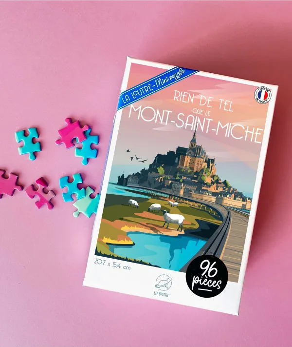 Puzzle Mini 96 Pièces - Rien de tel que le MONT-SAINT-MICHEL