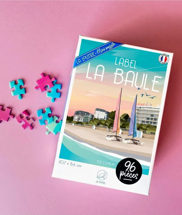 Puzzle Mini 96 Pièces - Label LA BAULE - Escoublac