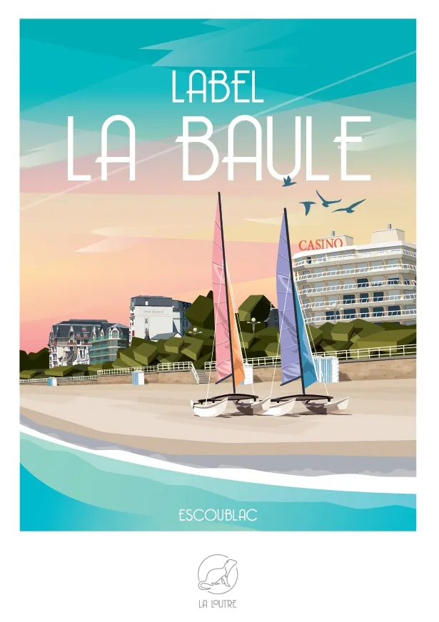 Puzzle Mini 96 Pièces - Label LA BAULE - Escoublac