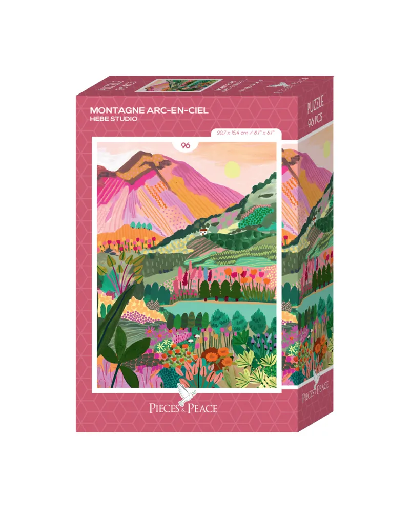 Mini Puzzle - Rainbow Mountain