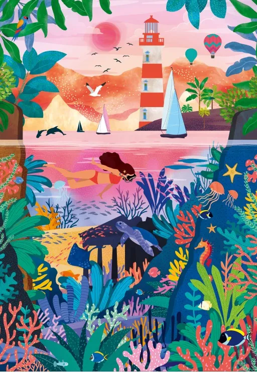 Fonds Marins Colorés