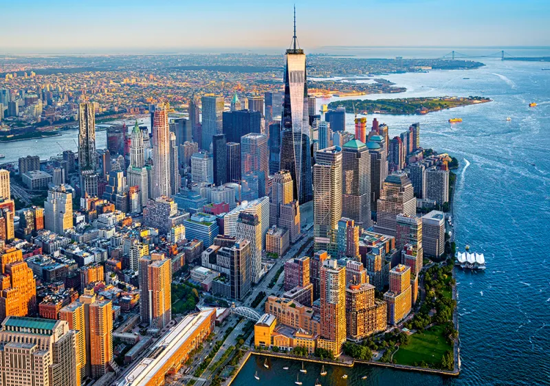 Coucher de Soleil sur Manhattan