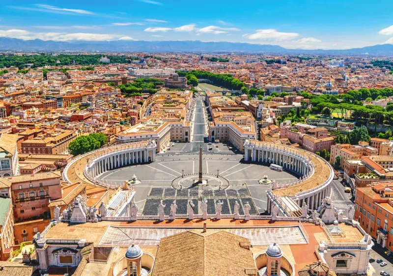 Vue du Vatican