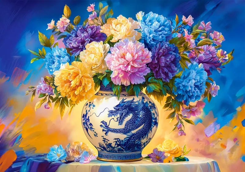 Flowers in Chinese Porcelain