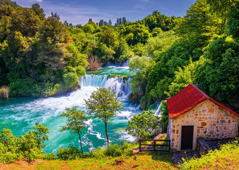 Cascades de Krka, Croatie