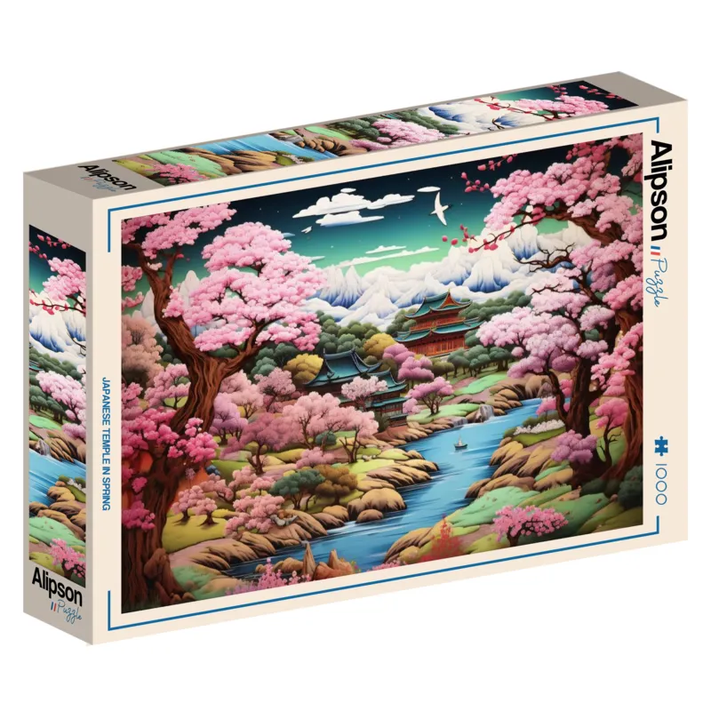 Temple Japonais au Printemps
