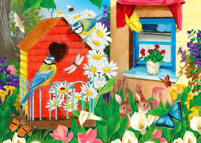 Birdhouse Garden