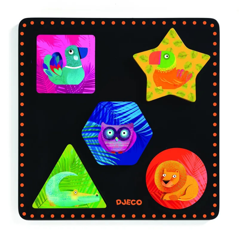 Puzzle en Bois - Geochic