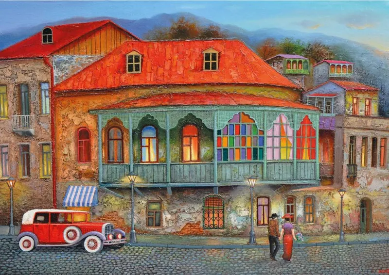 The Street of Old Tbilisi