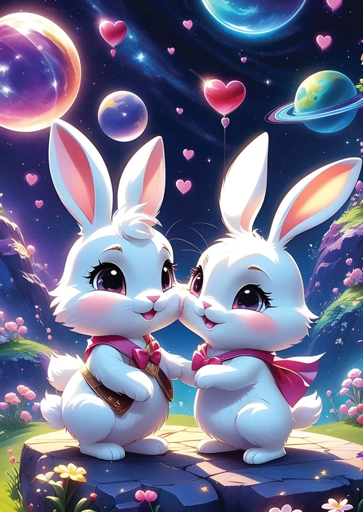 Bunnies in Love