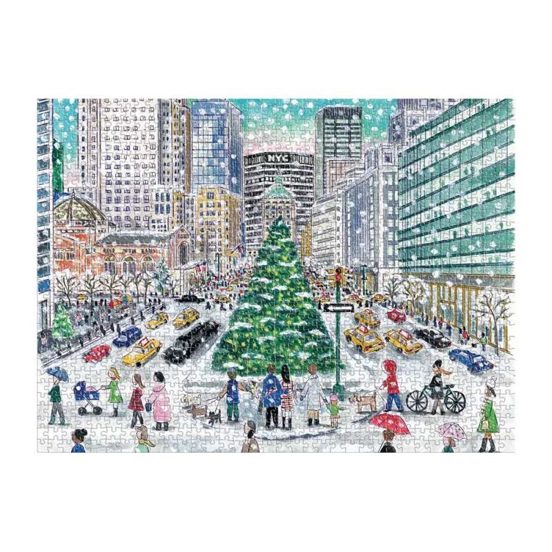 Chutes de Neige sur Park Avenue - Puzzle 1000 Pièces