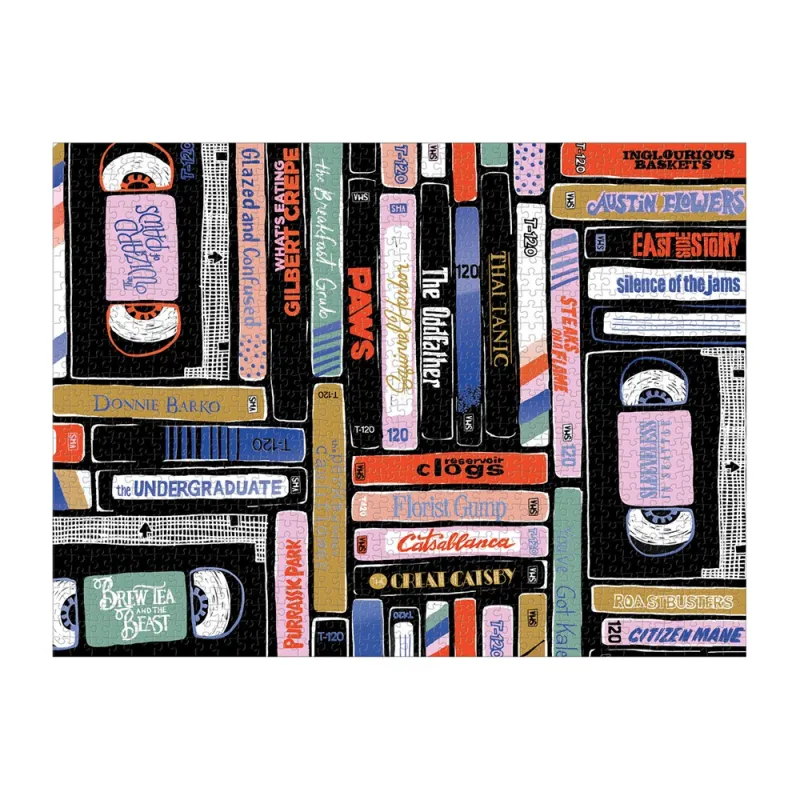 Rembobinage Classique- Puzzle Étincelant de 1000 Pièces