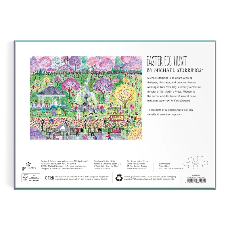 Michael Storrings - Chasse aux Oeufs de Pâques - Puzzle de 1000 Pièces