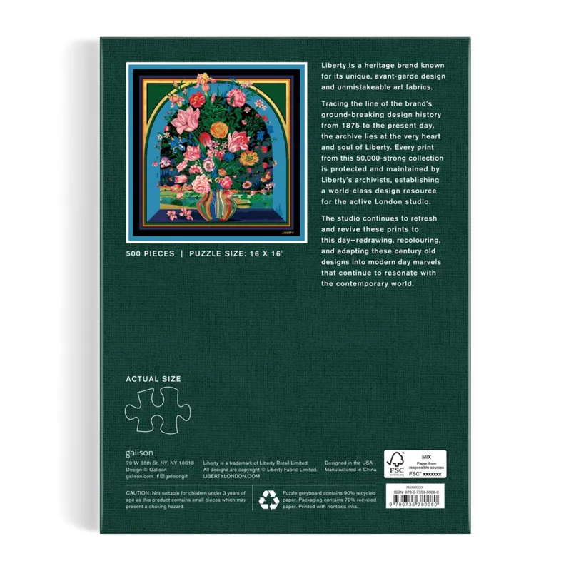 Liberty Vista - Livre Puzzle 500 Pièces