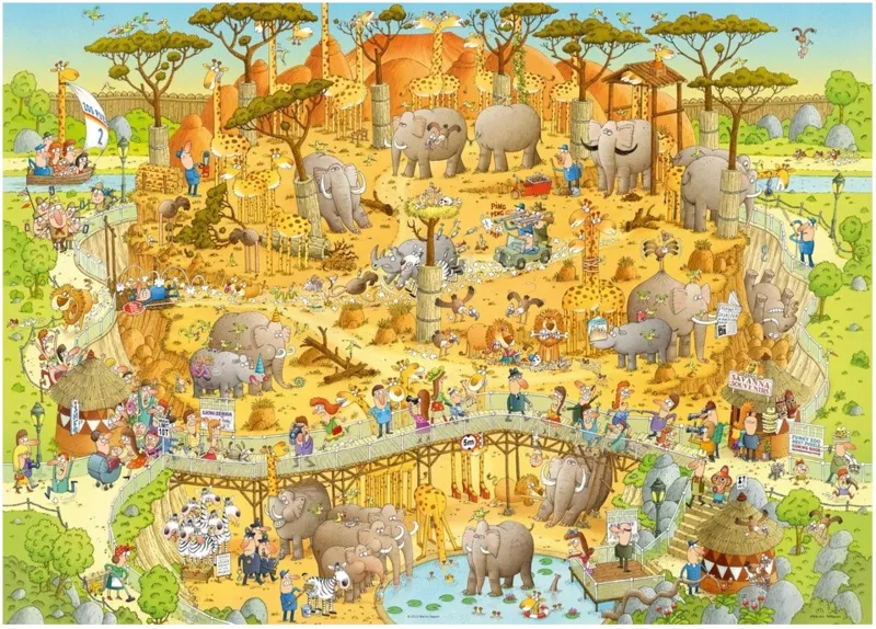 Marino Degano : Habitat Africain