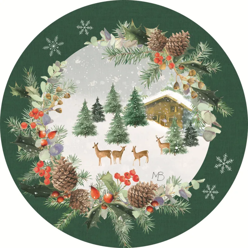 Mini-Puzzle - Winter Forest - Le Châlet