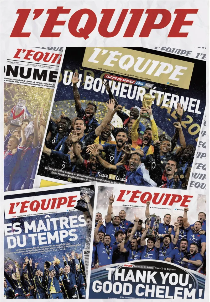 Les Trophées des Équipes de France - Football, HandBall, Rugby