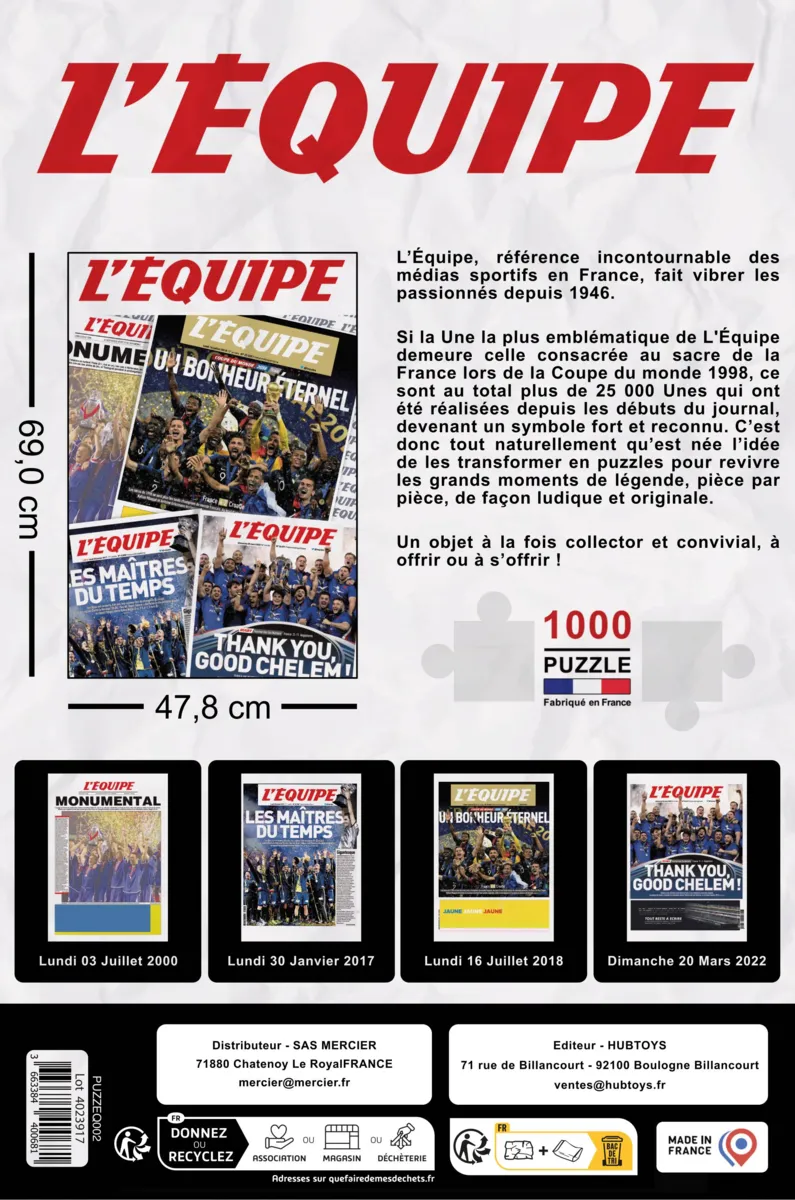 Les Trophées des Équipes de France - Football, HandBall, Rugby