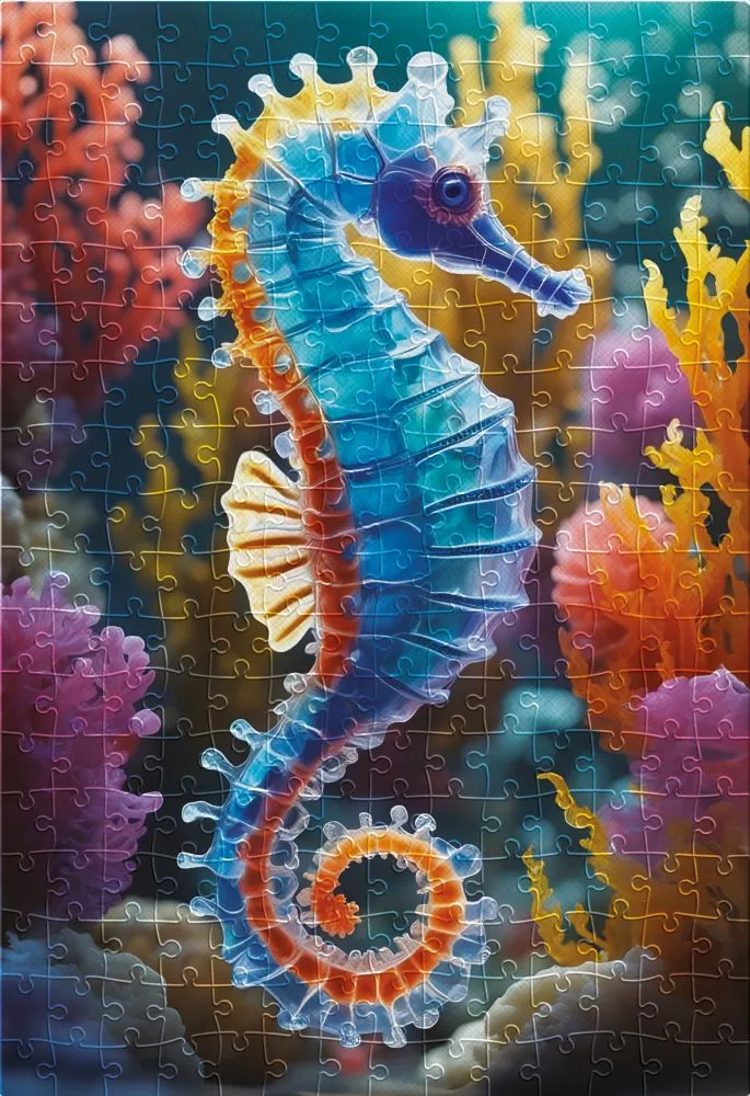 Nature Colorée - Hippocampe de mer
