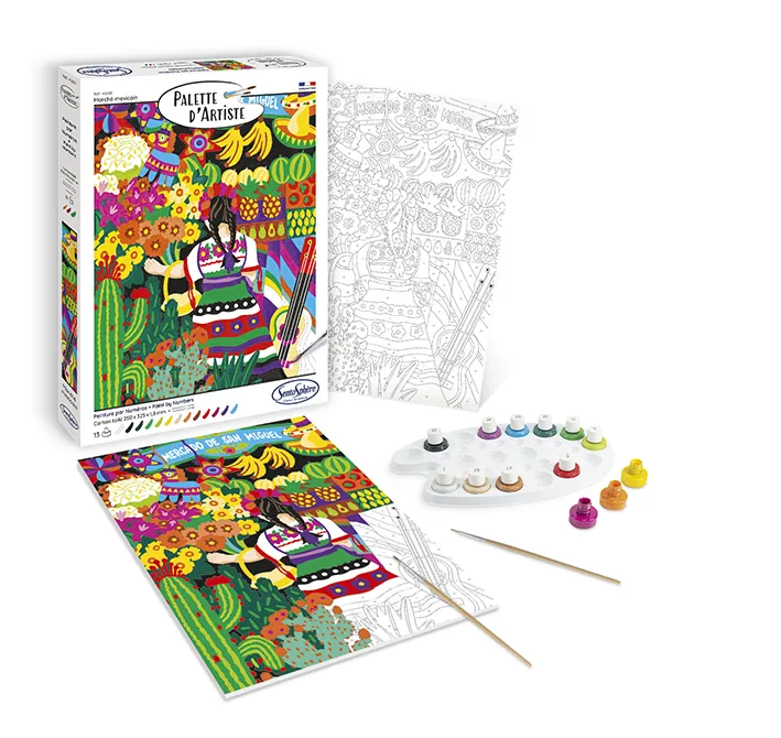 Palette D'Artiste - Marché Mexicain