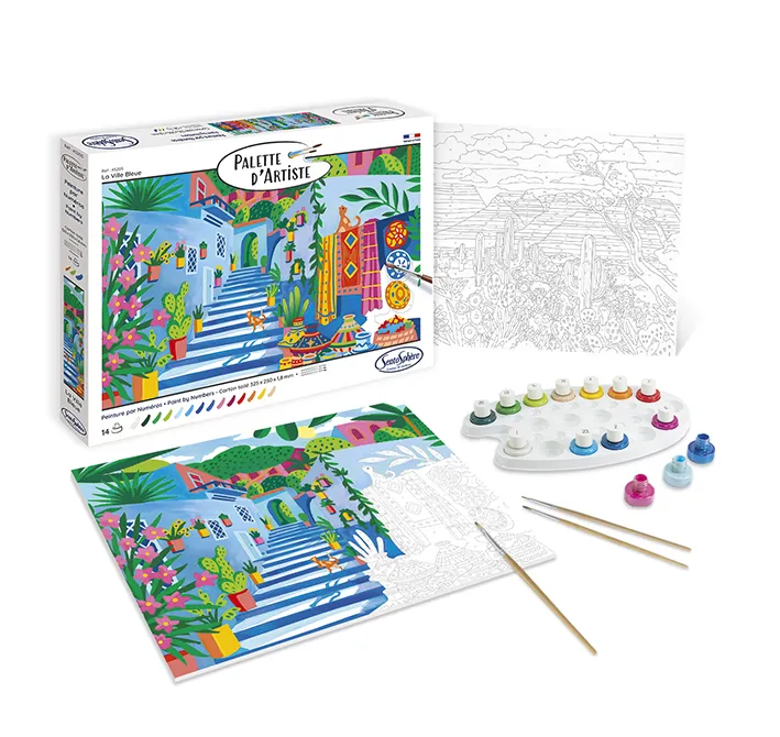 Palette D'Artiste - La Ville Bleue