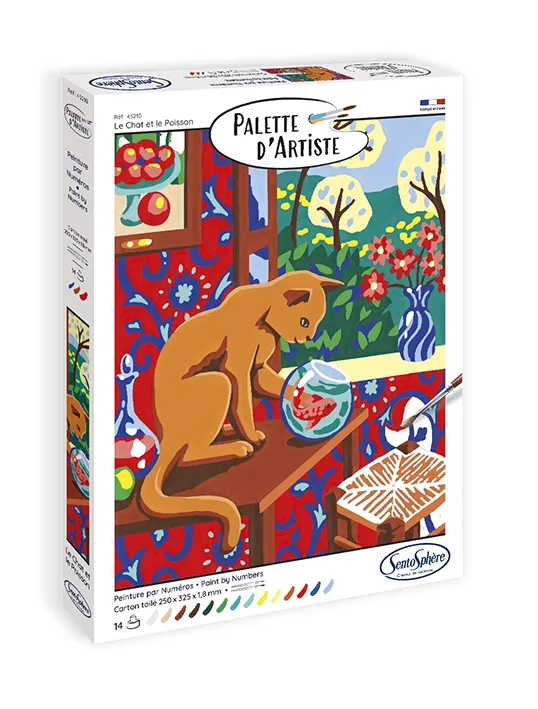 Palette D'Artiste - Le Chat Et Le Poisson