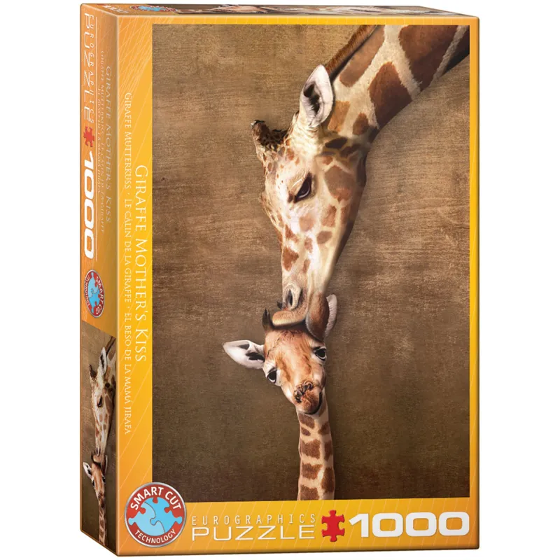 La maman girafe et son girafon