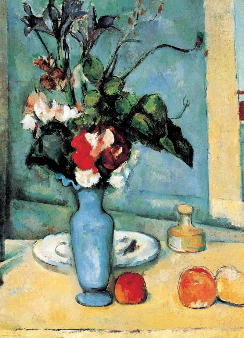 Paul Cezanne : Le Vase Bleu (détail)