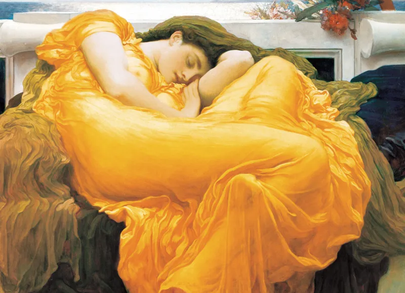 Frederick Lord Leighton : Flaming June