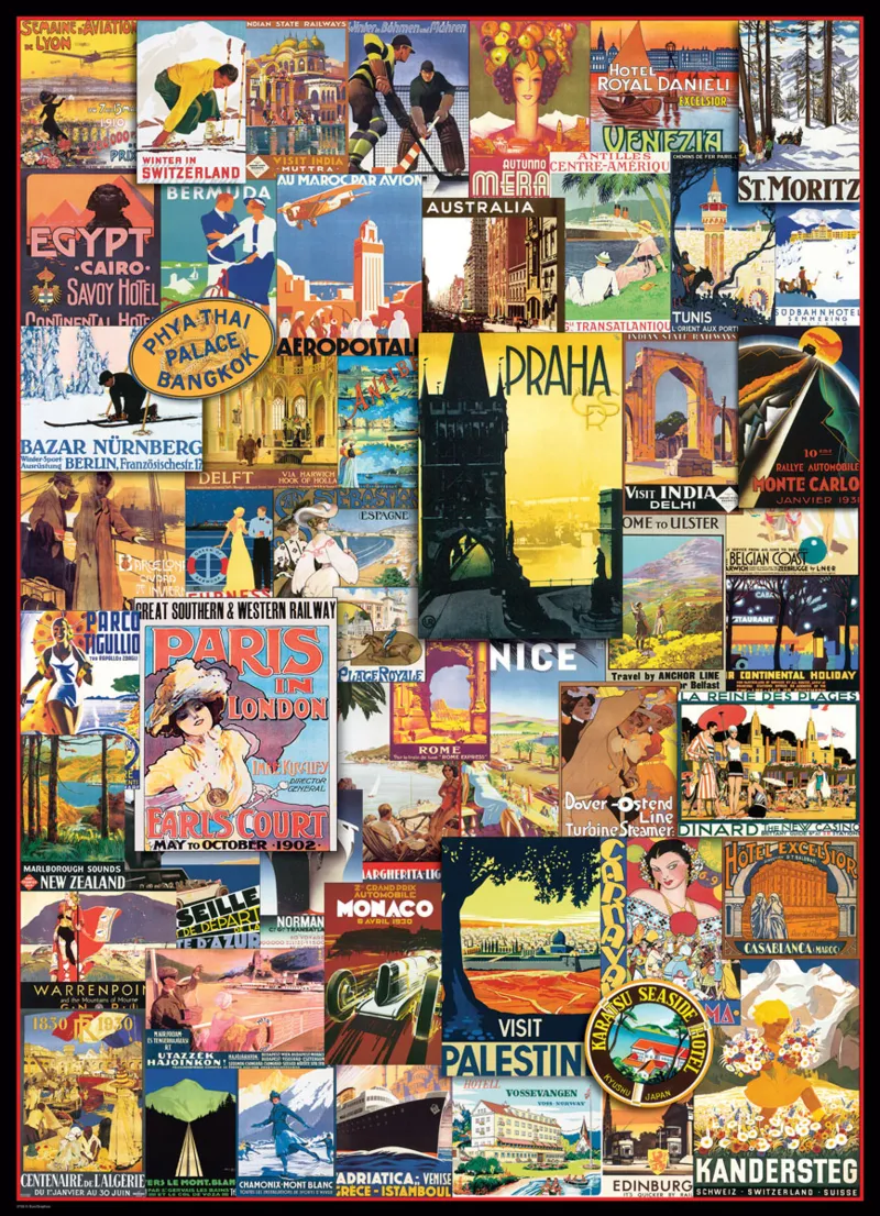 Travel around the World - Vintage Posters