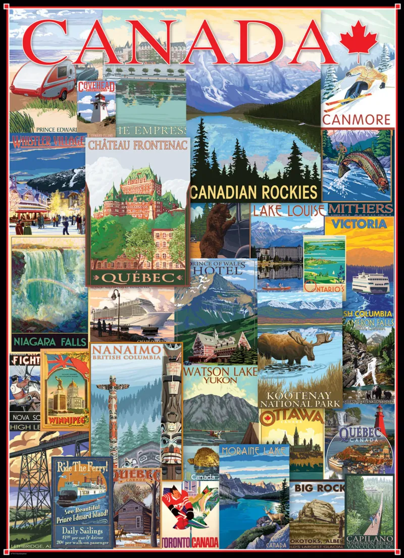 Travel Canada Vintage Posters