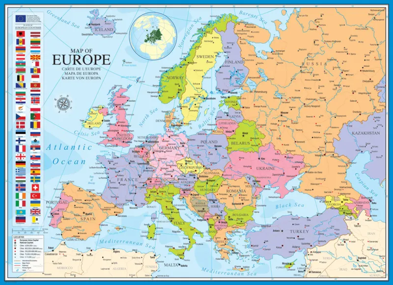 Carte d'Europe