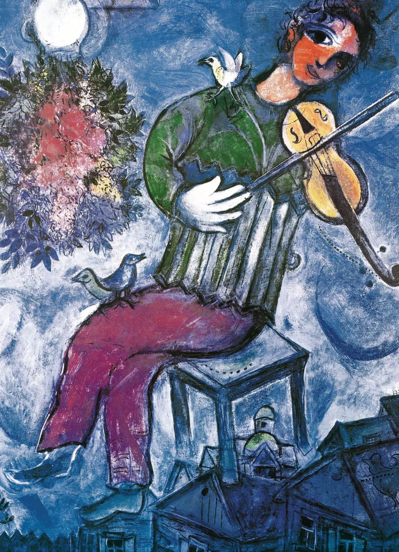 Marc Chagall - Le Violoniste Bleu