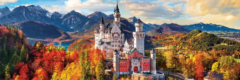 Château de Neuschwanstein en automne