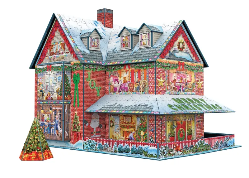 Puzzle 3D - Maison de Noel