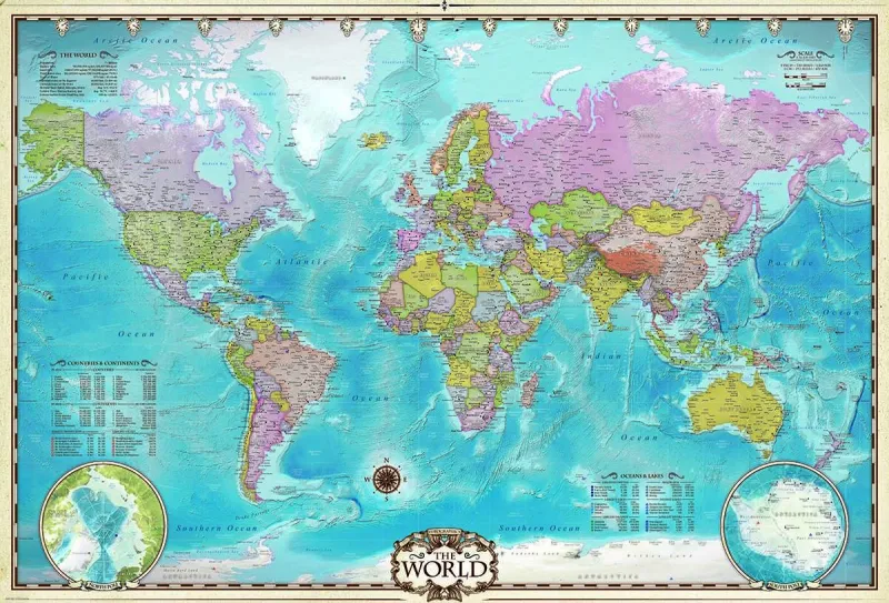 Carte du monde