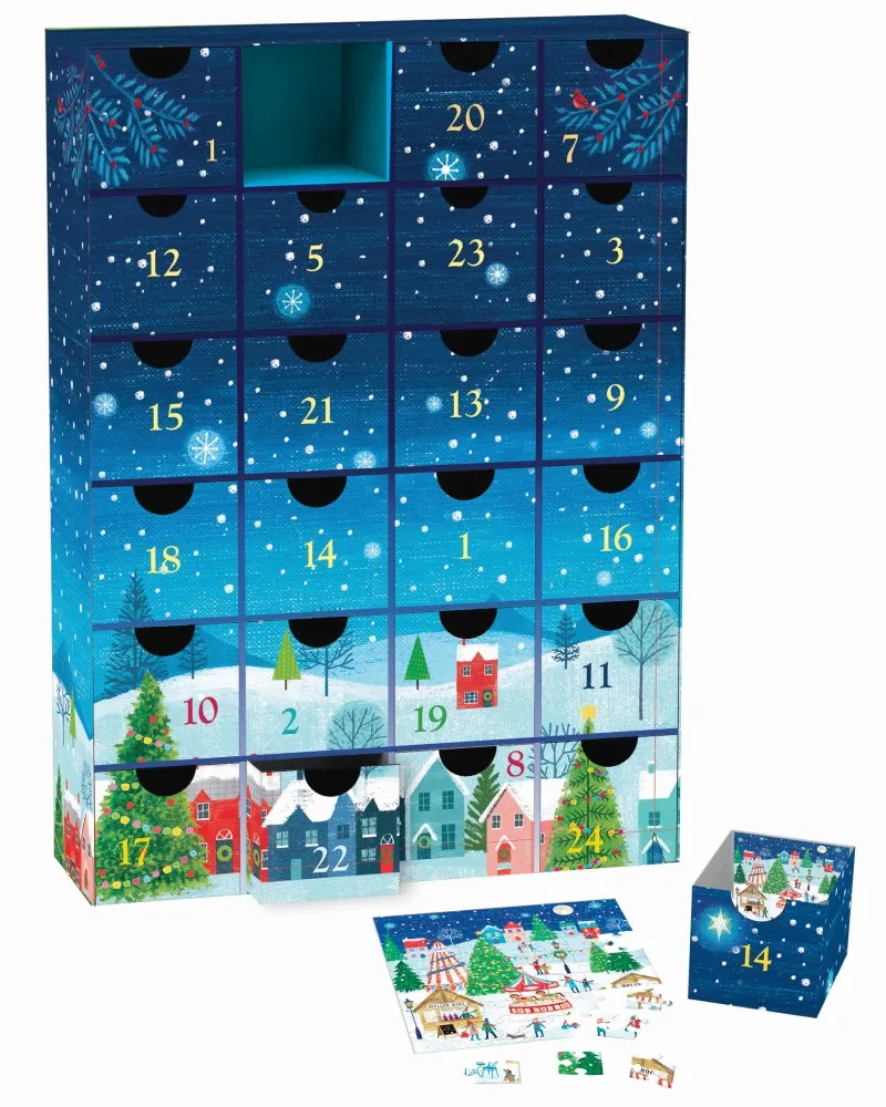 Calendrier de l'Avent - Village de Noel - 24 Puzzles