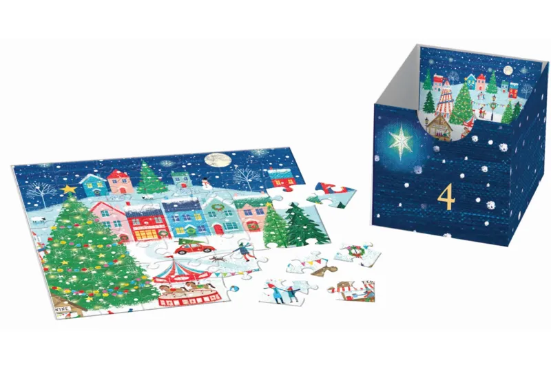 Calendrier de l'Avent - Village de Noel - 24 Puzzles