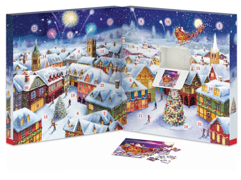 Calendrier de l'Avent - Souvenirs de Noël - 24 Puzzles
