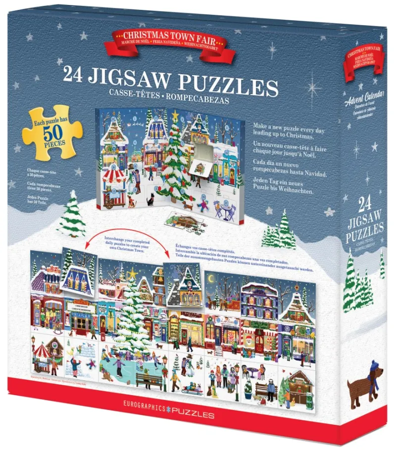 Calendrier de l'Avent - 24 Puzzles